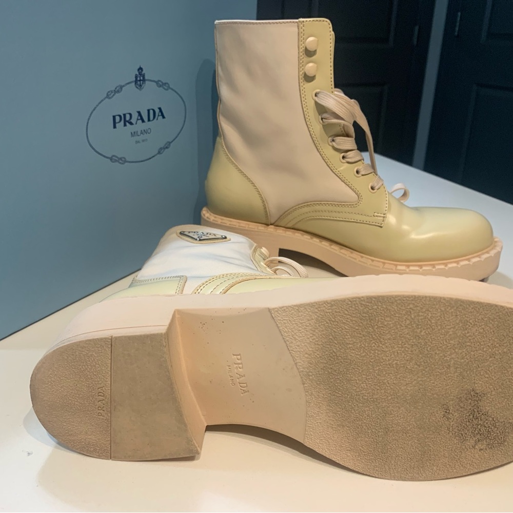 “Prada” beige boots - Picture 4 of 6